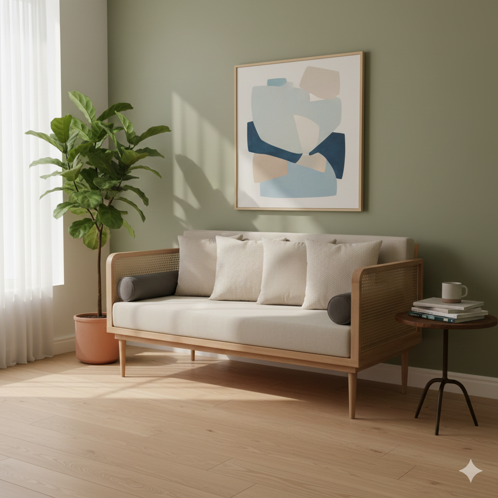 Banquette en rotin – Image 2