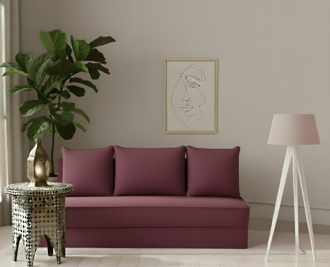 HOUSSE SEDARI AVEC 3 COUSSINS BLANCS